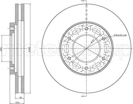 Fri.Tech. BD0718 - Bremžu diski ps1.lv