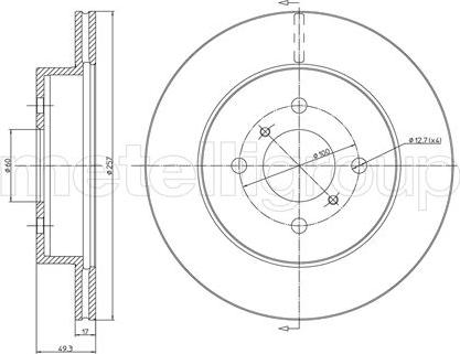 Japanparts J DI-890C - Bremžu diski ps1.lv