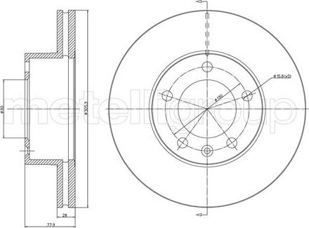 Fri.Tech. BD0736 - Bremžu diski ps1.lv