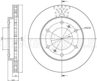 Fri.Tech. BD0730 - Bremžu diski ps1.lv