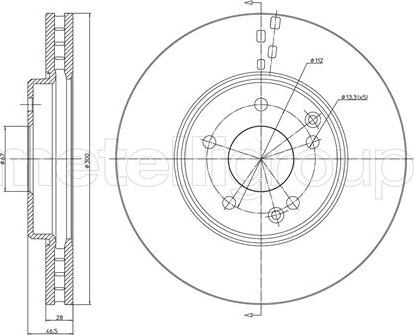 Fri.Tech. BD0733 - Bremžu diski ps1.lv