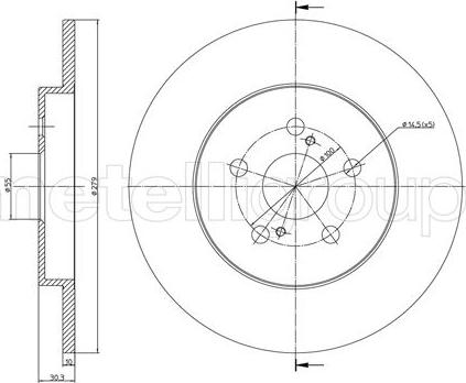 DJ Parts BD2352 - Bremžu diski ps1.lv