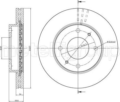 Fri.Tech. BD1017 - Bremžu diski ps1.lv