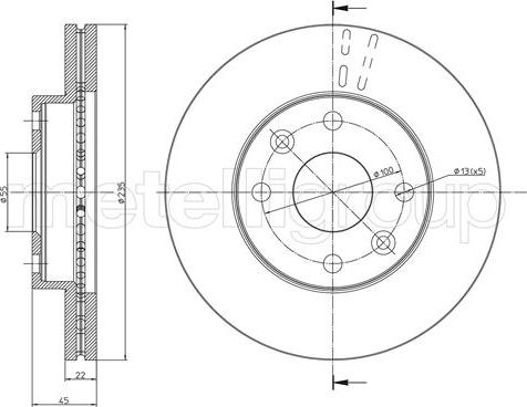 Fri.Tech. BD1029 - Bremžu diski ps1.lv