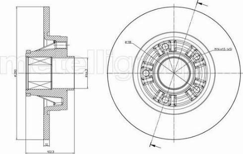 Fri.Tech. BD1141 - Bremžu diski ps1.lv