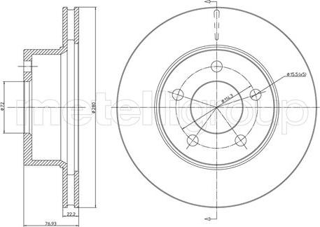 Fri.Tech. BD1159 - Bremžu diski ps1.lv