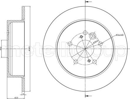 Fri.Tech. BD1151 - Bremžu diski ps1.lv