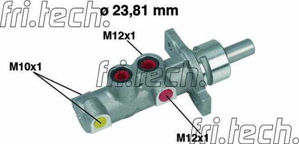 Fri.Tech. PF272 - Galvenais bremžu cilindrs ps1.lv