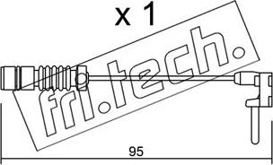 Fri.Tech. SU.011 - Indikators, Bremžu uzliku nodilums ps1.lv