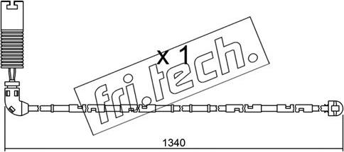 Fri.Tech. SU.113 - Indikators, Bremžu uzliku nodilums ps1.lv