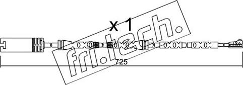 Fri.Tech. SU.302 - Indikators, Bremžu uzliku nodilums ps1.lv