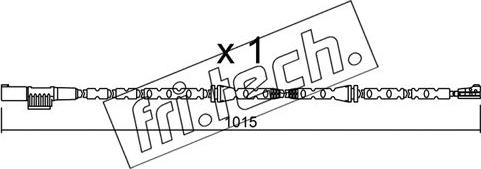 Fri.Tech. SU.307 - Indikators, Bremžu uzliku nodilums ps1.lv