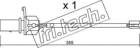 Fri.Tech. SU.332 - Indikators, Bremžu uzliku nodilums ps1.lv