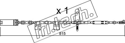 Fri.Tech. SU.324 - Indikators, Bremžu uzliku nodilums ps1.lv