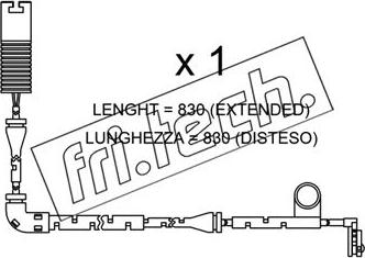 Fri.Tech. SU.327 - Indikators, Bremžu uzliku nodilums ps1.lv