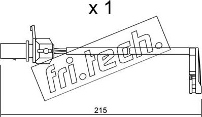 Fri.Tech. SU.291 - Indikators, Bremžu uzliku nodilums ps1.lv