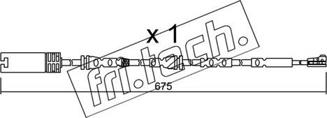 Fri.Tech. SU.298 - Indikators, Bremžu uzliku nodilums ps1.lv