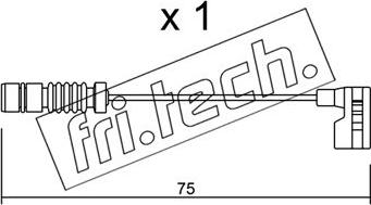 Fri.Tech. SU.251 - Indikators, Bremžu uzliku nodilums ps1.lv