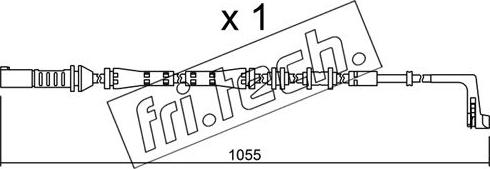 Fri.Tech. SU.283 - Indikators, Bremžu uzliku nodilums ps1.lv