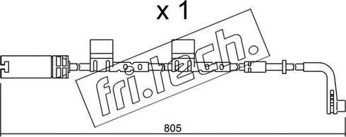 Fri.Tech. SU.222 - Indikators, Bremžu uzliku nodilums ps1.lv