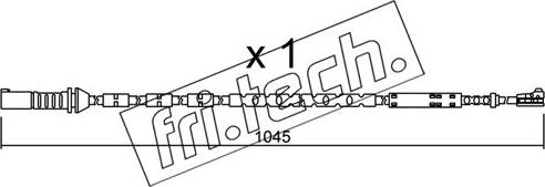 Fri.Tech. SU.279 - Indikators, Bremžu uzliku nodilums ps1.lv