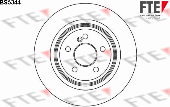 FTE BS5344 - Bremžu diski ps1.lv
