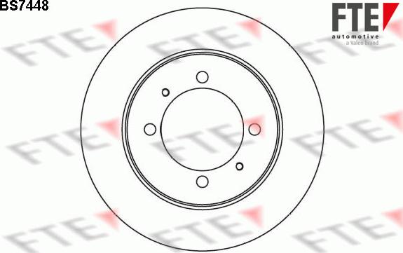 FTE BS7448 - Bremžu diski ps1.lv