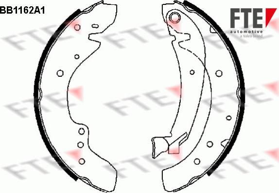 FTE BB1162A1 - Bremžu loku komplekts ps1.lv