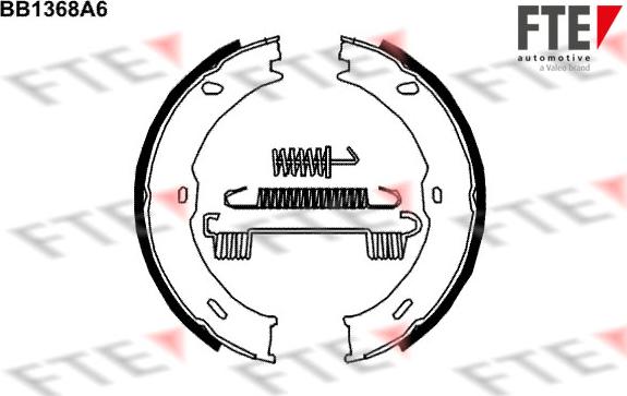 FTE BB1368A6 - Bremžu loku kompl., Stāvbremze ps1.lv