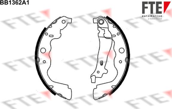 FTE BB1362A1 - Bremžu loku komplekts ps1.lv