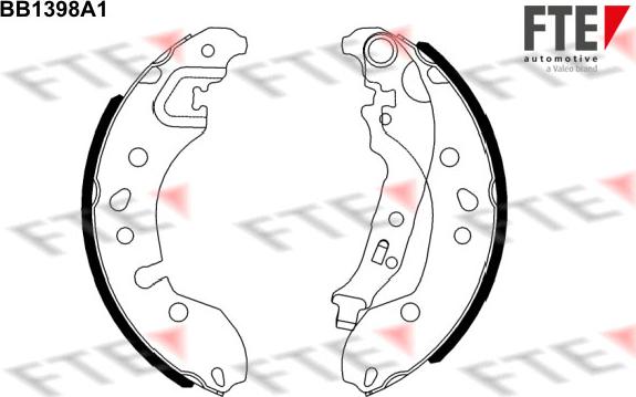 FTE BB1398A1 - Bremžu loku komplekts ps1.lv