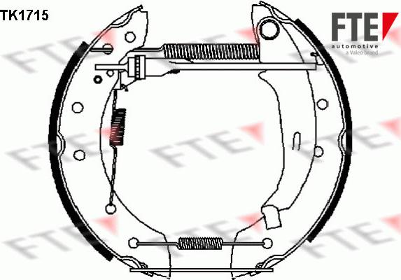 FTE 9110005 - Bremžu loku komplekts ps1.lv