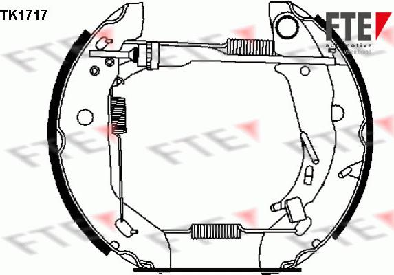 FTE TK1717 - Bremžu loku komplekts ps1.lv