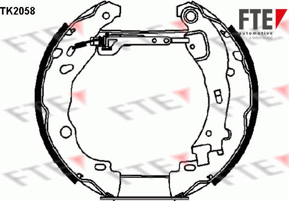 FTE 9110018 - Bremžu loku komplekts ps1.lv
