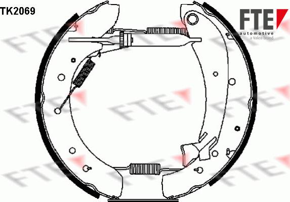 FTE 9110021 - Bremžu loku komplekts ps1.lv