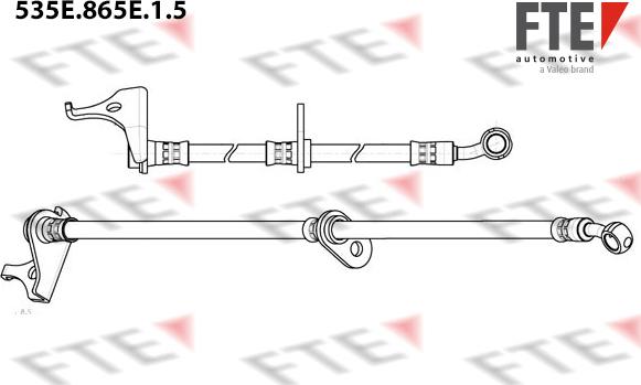 FTE 9240979 - Bremžu šļūtene ps1.lv