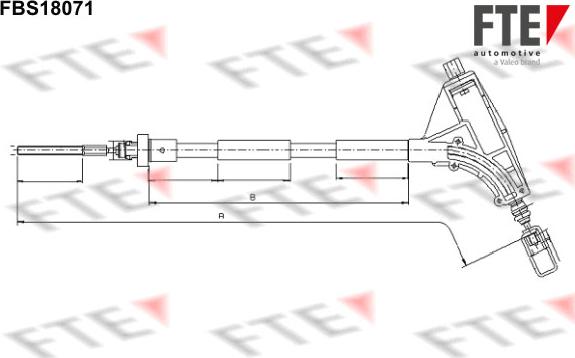 FTE 9250532 - Trose, Stāvbremžu sistēma ps1.lv