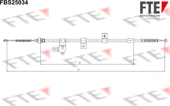 FTE 9250623 - Trose, Stāvbremžu sistēma ps1.lv