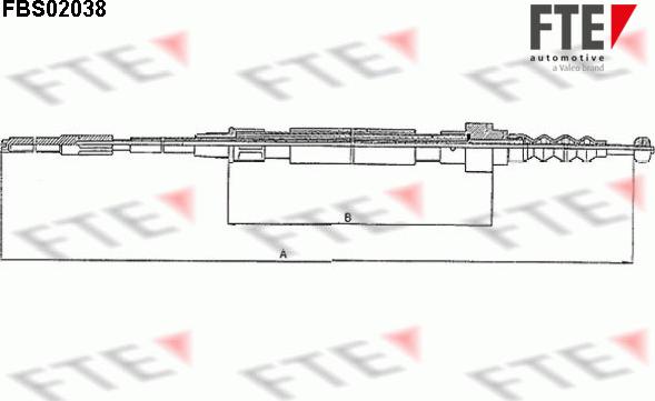 FTE 9250045 - Trose, Stāvbremžu sistēma ps1.lv