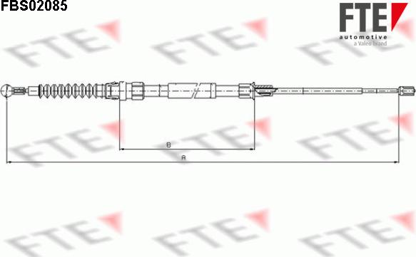 FTE 9250085 - Trose, Stāvbremžu sistēma ps1.lv