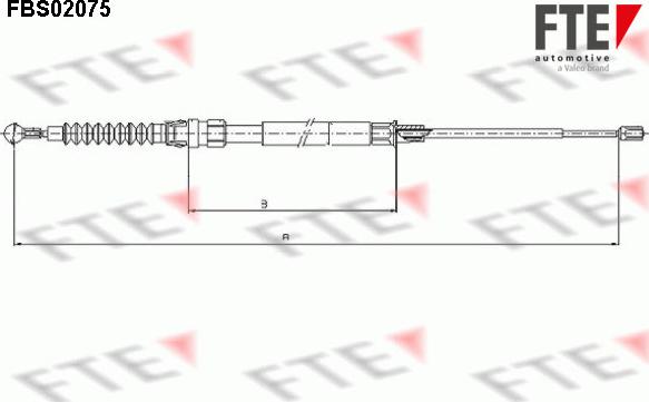 FTE 9250076 - Trose, Stāvbremžu sistēma ps1.lv