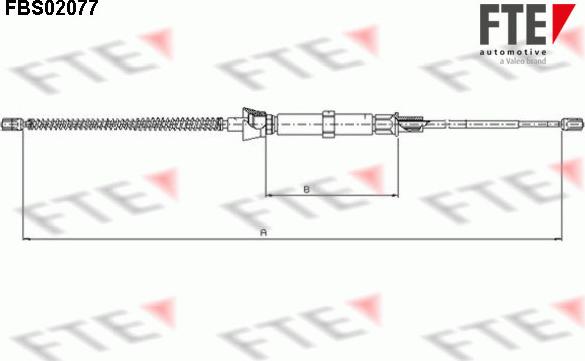 FTE 9250078 - Trose, Stāvbremžu sistēma ps1.lv