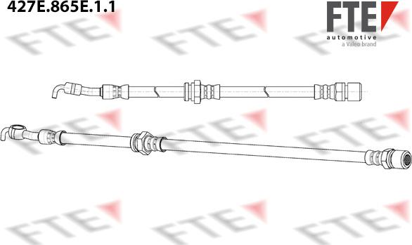 FTE 427E.865E.1.1 - Bremžu šļūtene ps1.lv