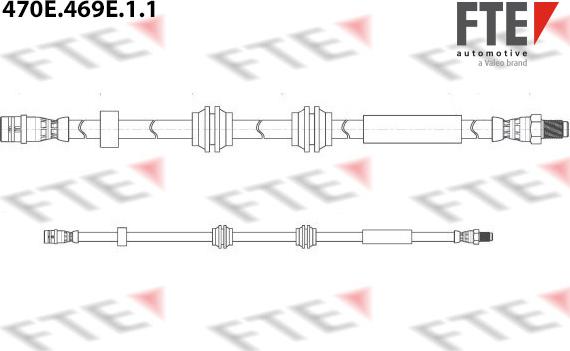 FTE 470E.469E.1.1 - Bremžu šļūtene ps1.lv