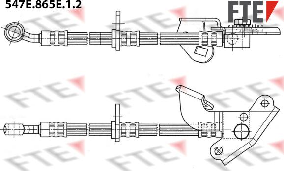 FTE 547E.865E.1.2 - Bremžu šļūtene ps1.lv