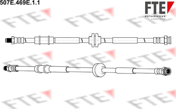 FTE 507E.469E.1.1 - Bremžu šļūtene ps1.lv