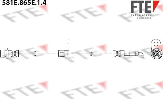 FTE 581E.865E.1.4 - Bremžu šļūtene ps1.lv