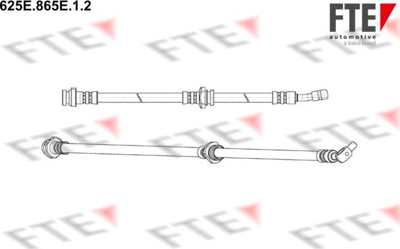 FTE 625E.865E.1.2 - Bremžu šļūtene ps1.lv