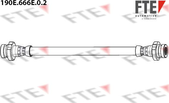 FTE 190E.666E.0.2 - Bremžu šļūtene ps1.lv