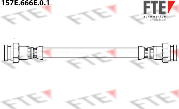 FTE 157E.666E.0.1 - Bremžu šļūtene ps1.lv